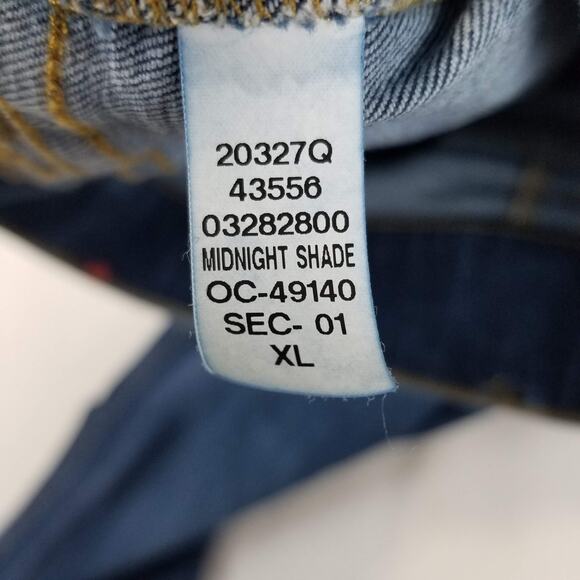 Spanx Shape Jeans Size XL Petite 20327Q Everywhere Flare Raw Hem Midnight Shade - Picture 5 of 10